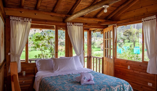 Cabaña de madera Ojo de Agua
