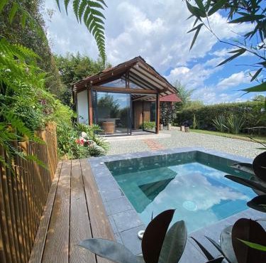 Cabaña Lembos Jacuzzi con vista al cielo