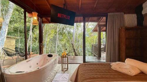 Cabana com sauna vidro e SPA | Nemora Reserva