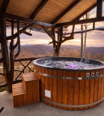Cabana Cozy cu Jacuzzi în Natură - Cabana Edera