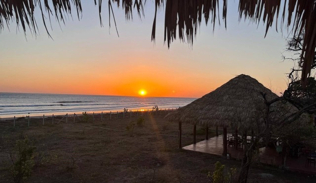 Cabana Mitchell is a beachfront cozy cabana at Playa Tesoro