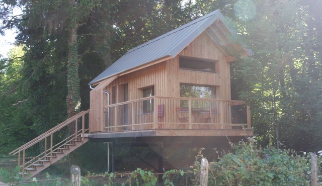 Cabane sur pilotis, in the heart of the Reims mountains