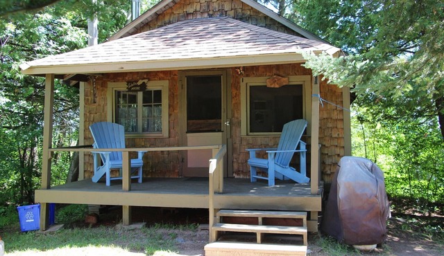 Cabin #1 just steps from Lake Cecebe