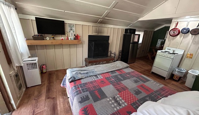 Cabin #2 - Studio with fireplace