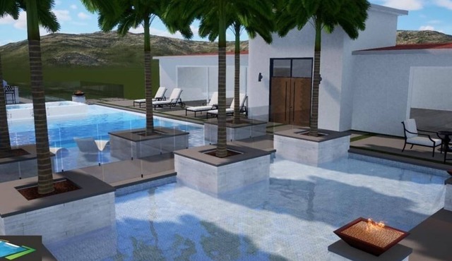 California Dream Bluff home on over an acre of flat land & the water @ your feet