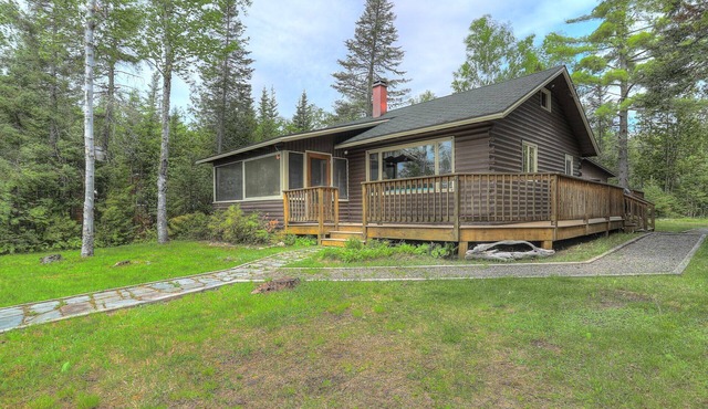 Camp Chuck-a-luck | Private Beach, Dock, Kayaks | Dog-Friendly Mooselookmeguntic Lake Cabin