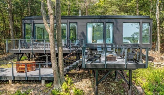 Camp Double Oak Modern Lakeside Retreat