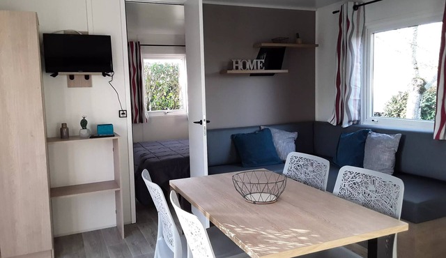 Camping Village La Rivière Fleurie* - Premium 3-room mobile home for 4 people Air-conditioned
