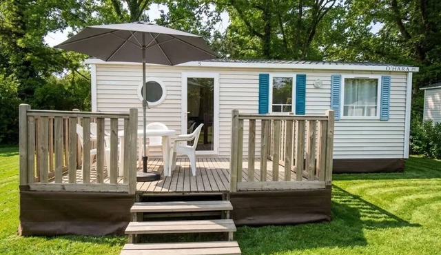 Camping des Bains * - Mobile home 3 bedrooms 4 to 6 people - 4 pers. included in the tariff