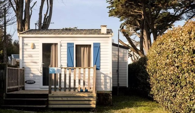Camping du Bord de Mer * - Eco mobile home 1 bedroom + terrace - economical 2 people