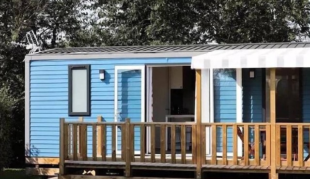 Camping L'Escapade * - Mobile home Pacific 25m2 (2 bedrooms) + covered terrace 4 people