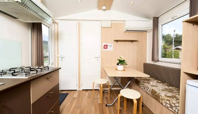 CAMPING LA CERISE * - 2 bedroom mobile home with air conditioning for 4 people