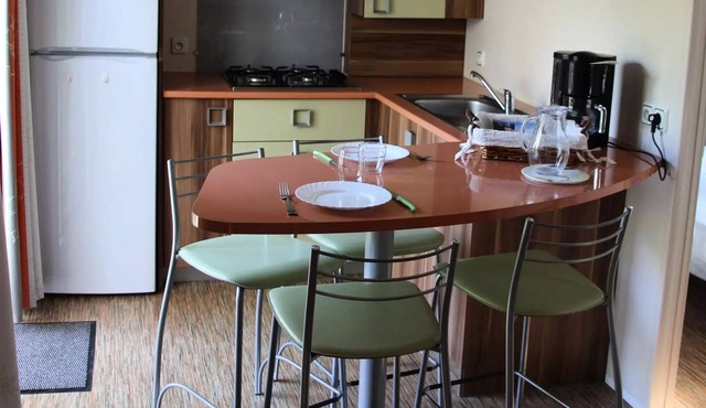 Camping le Devançon * - Mobile home Maxi Comfort VISIO Air conditioning 4 persons