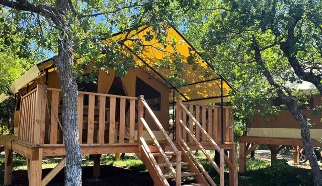Camping maeva Escapades Le Domaine des Chênes Blancs * - Canvas Bungalow 3 Rooms 5 People Without Sanitary