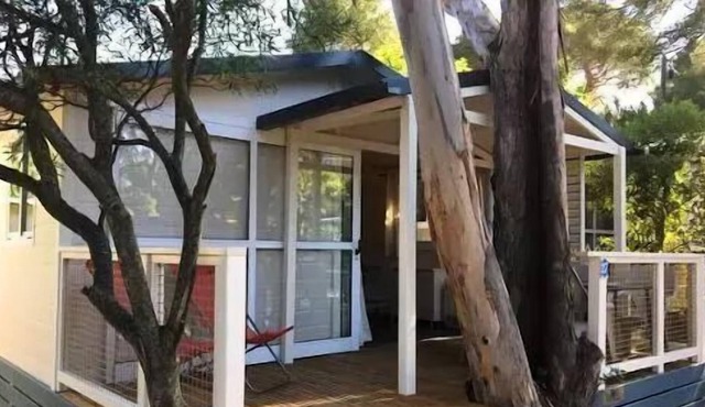Camping maeva Escapades l'Hermitage *** - Chalet Grand Confort Morea 3 Rooms 5 People Air-conditioned + TV
