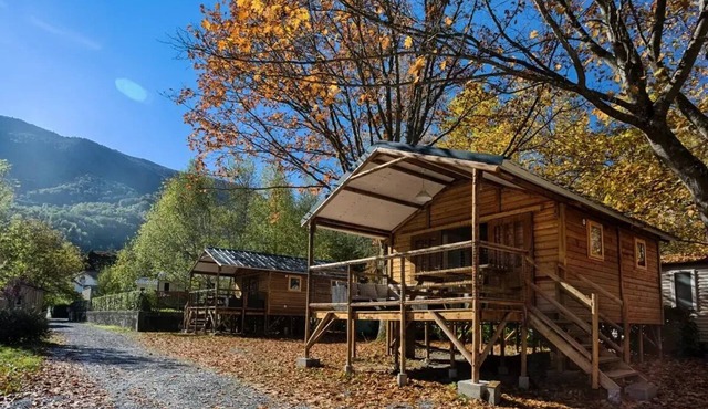 Camping maeva Escapades des Gaves * - Cabin on Stilts 3 Rooms 5 People + TV