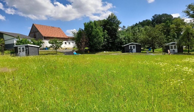 Camping Weides Campinghütten, Stellplätze für Camper, Wohnmobil, eigenes Zelt