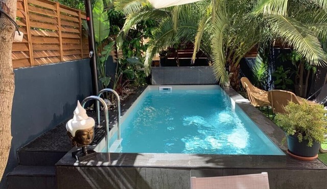 Cannes downtown beach 3 mn, pool, spa, air conditioning, 6 bedrooms, 4 bathrooms