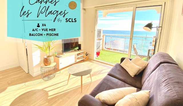 Cannes Les Plages SCLS - Clim, Parking, Piscine