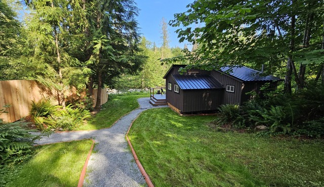 Canyon Falls Cabin. A cozy riverfront cabin located on Canyon Creek