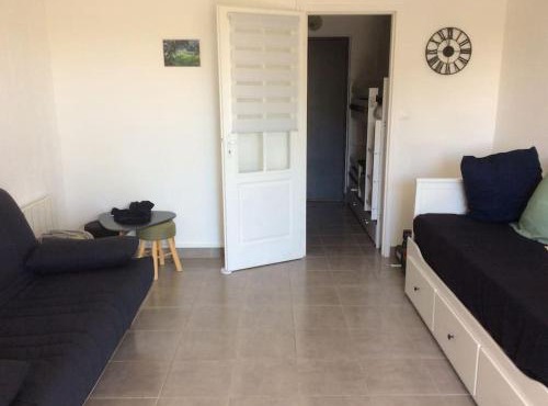Cap Agde Studio-Cabine -Vue Jardin