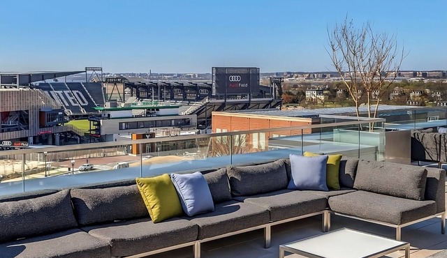 Capitol Riverfront District! Rooftop Lounge, On-Site Bar, Walk to Nationals Park