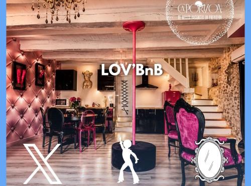 Caporizon-Lov'BNB-La seule Love House de Dordogne