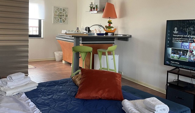 Capri Sky loft is a fabulous panoramic open space overlooking Capri and Vesuvius