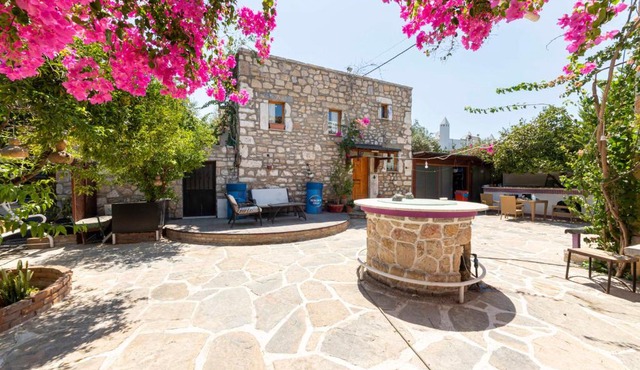 Captivating Stone House with Patio near Beach in the Heart of Bodrum