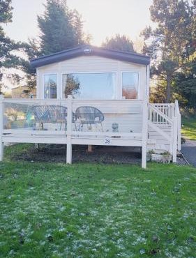 Caravan under the tree, Seton Sands