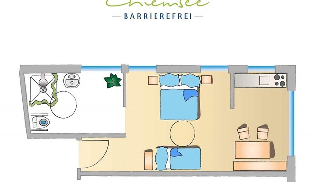 Care apartment Chiemsee-barrier-free - Chiemsee-barrier-free