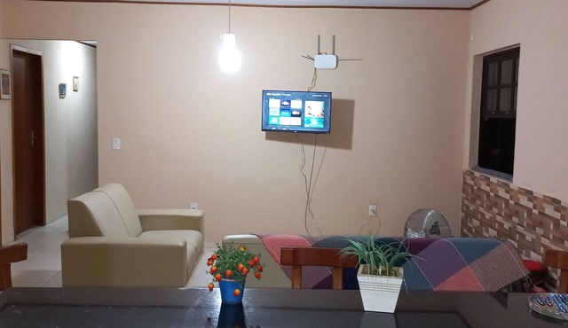 Casa 3 Quartos Para Famílias, Próximo da Praia e com ar Condicionado