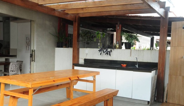 Casa com área gourmet na Praia Ponta de Campina/PB