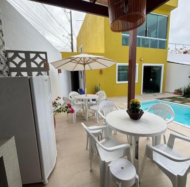 Casa Completa com piscina, 800m da praia de Jauá