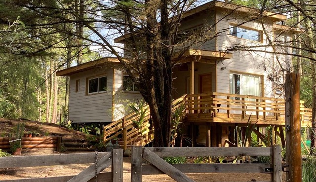 Casa con tiny house