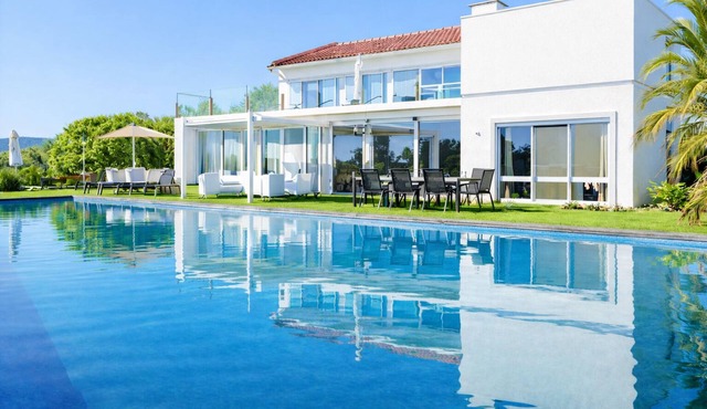 CASA DO LAGO, Charming spacious Villa, Infinity pool,lakes,mountains & sea view.