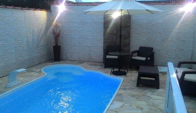Casa Grande Litoral Norte - Caraguatatuba - Swimming pool with guardrail -closed