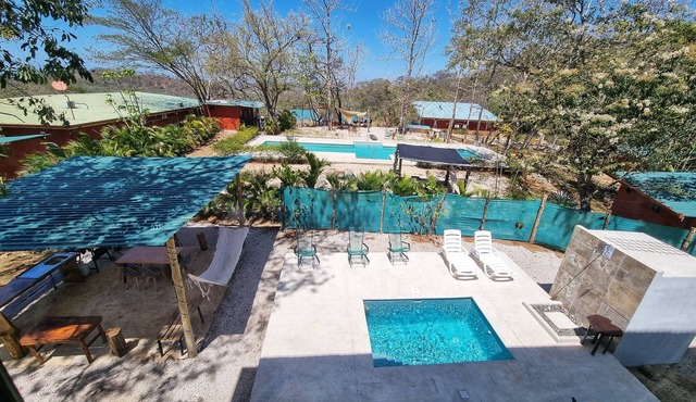 Casa Illimani pool side gorgeous mountain ocean views from hilltop
