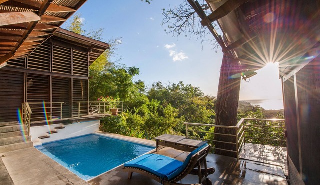 Casa La Serena- A boho, eco friendly 2bd with private pool, endless ocean views