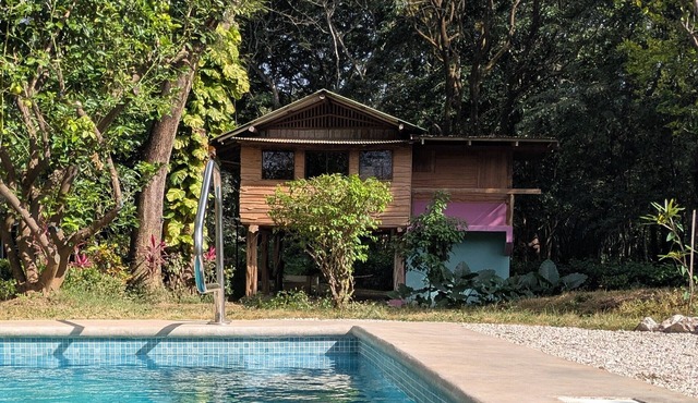 Casa Pitahaya · Surf & Nature Escape · Office with AC · Shared Pool + Skate Bowl