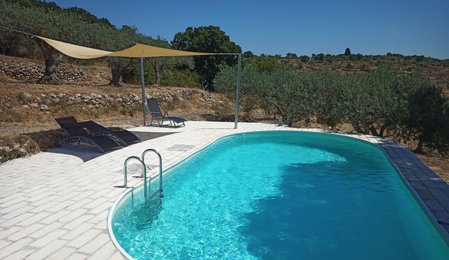 Casa Rustico Relax completely private with pool in the olive grove with a fantastic panorama