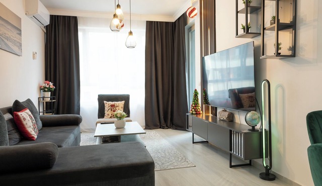 Casa Vista - Spacious 2-Bedroom Apartment in Sofia with Free Parking