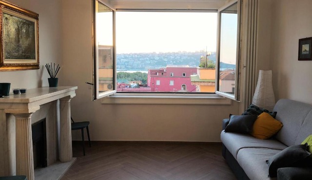 Casa Wenner 2 panorama su Chiaia