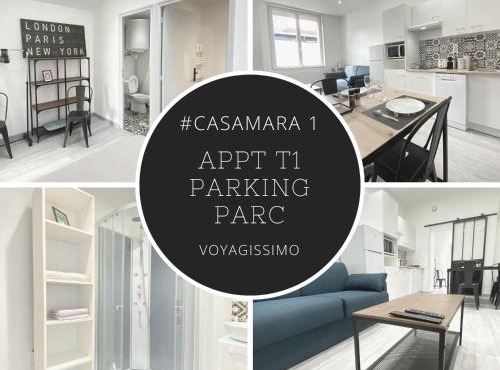 Casamara 1 T1 avec 2 couchages 10 min CHU