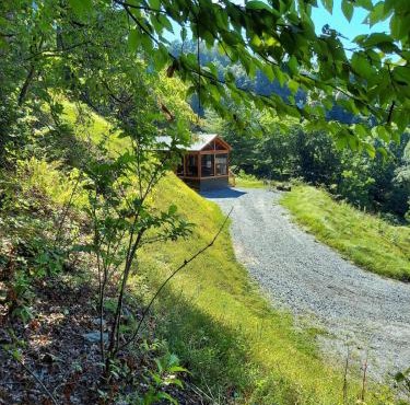 Cedar Heights Tiny House Log Cabin