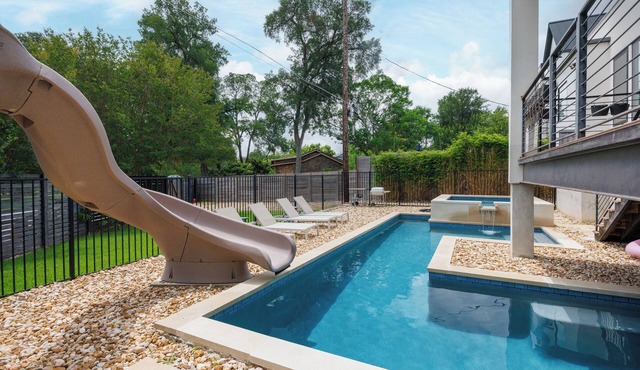 central contemporary POOL and SPA being remodeled Feb/Mar