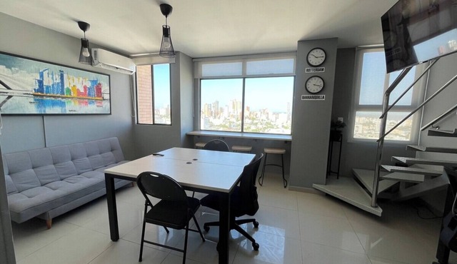 Central Modern Duplex with Panoramic View