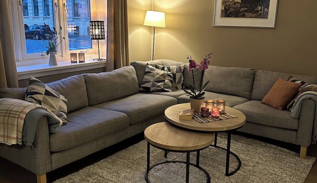 Central Oslo: Modern four-bedroom flat in quiet and charming neighbourhood