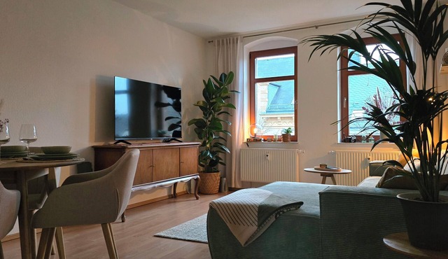 Central & quiet apartment near the main station, university and Chemnitz city center