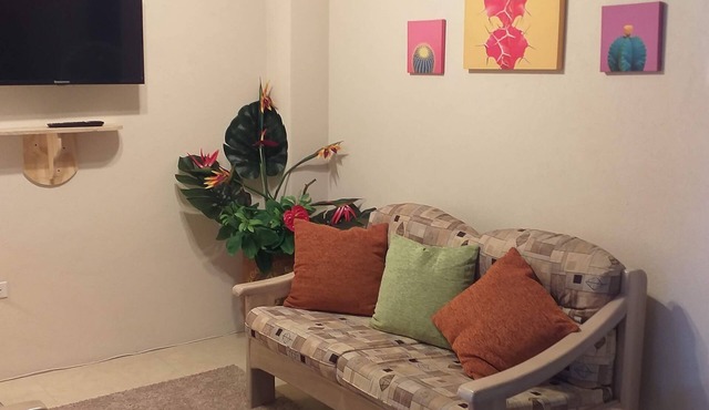 Centrally located 2 bedroom apt in Warrens. Great for vacation or business !